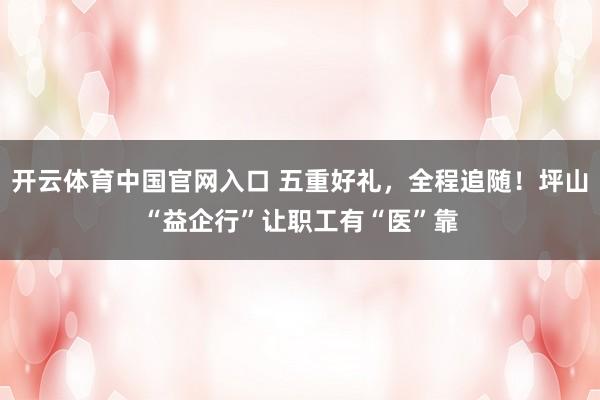 开云体育中国官网入口 五重好礼，全程追随！坪山“益企行”让职工有“医”靠